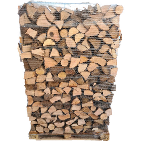 Palette de 70 filets de 25dm3 de bois de chauffage