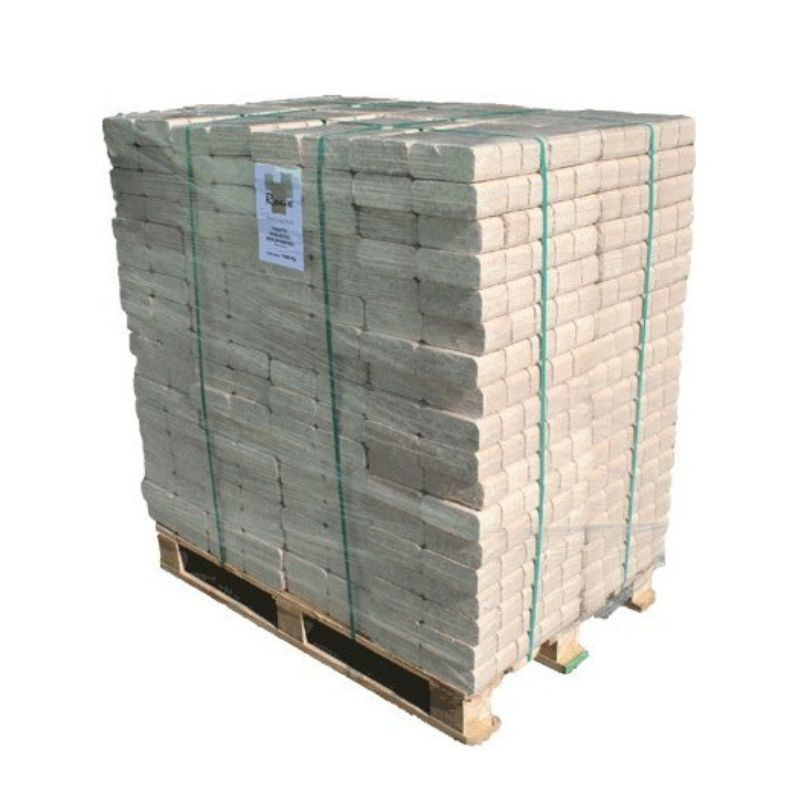 Briquette bois compressé 100% Hêtre - palette 500 kg