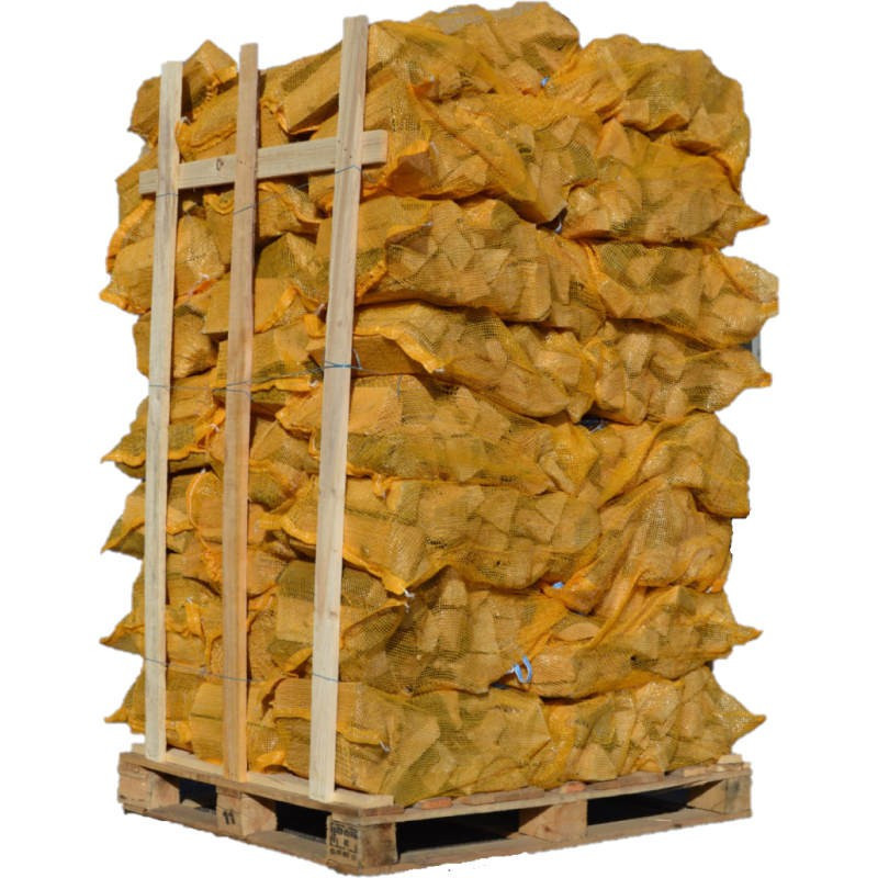 Palette de 70 filets de 25dm3 de bois de chauffage en 33cm